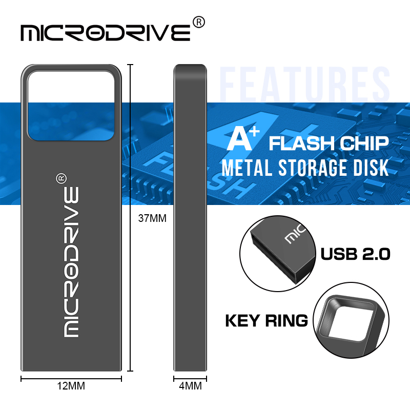 Pendrive wodoodporny pendrive usb 4gb 8gb 16gb 32gb 64gb 128gb 256g szybki pendrive metalowa karta pamięci flash 2.0
