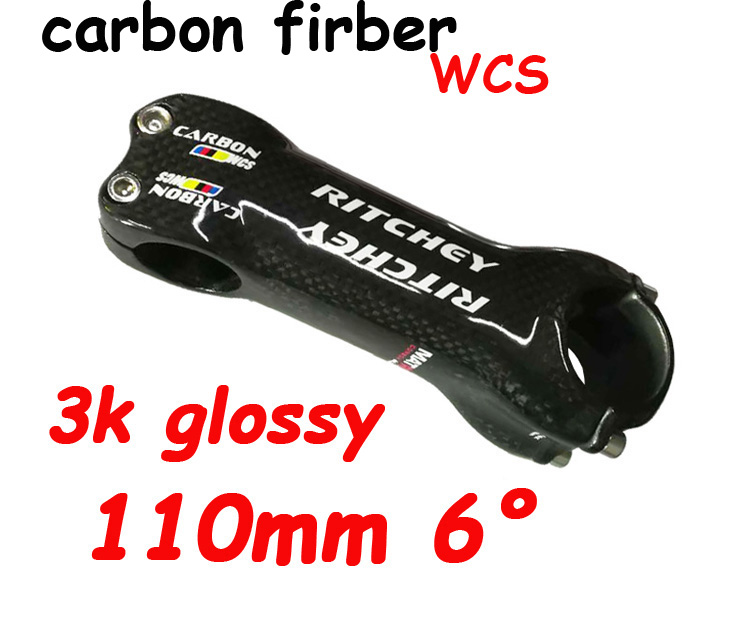 Carbon cykel frempind letvægts aluminium carbon fiber stigerør stang frempind landevej cykel frempind mtb styr frempinde 28.6-31.8mm freeshiping: Type b stamme 110mm