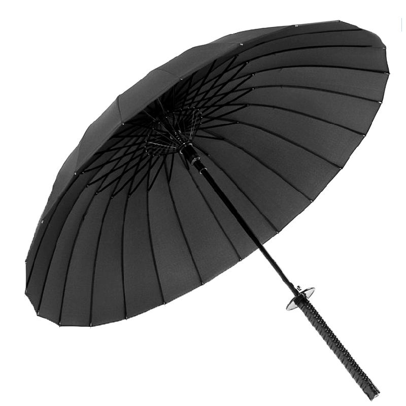 Sword Umbrella Men's Samurai Umbrella Cartoon Long Handle Sunny Umbrella Large Straight Handle Personal