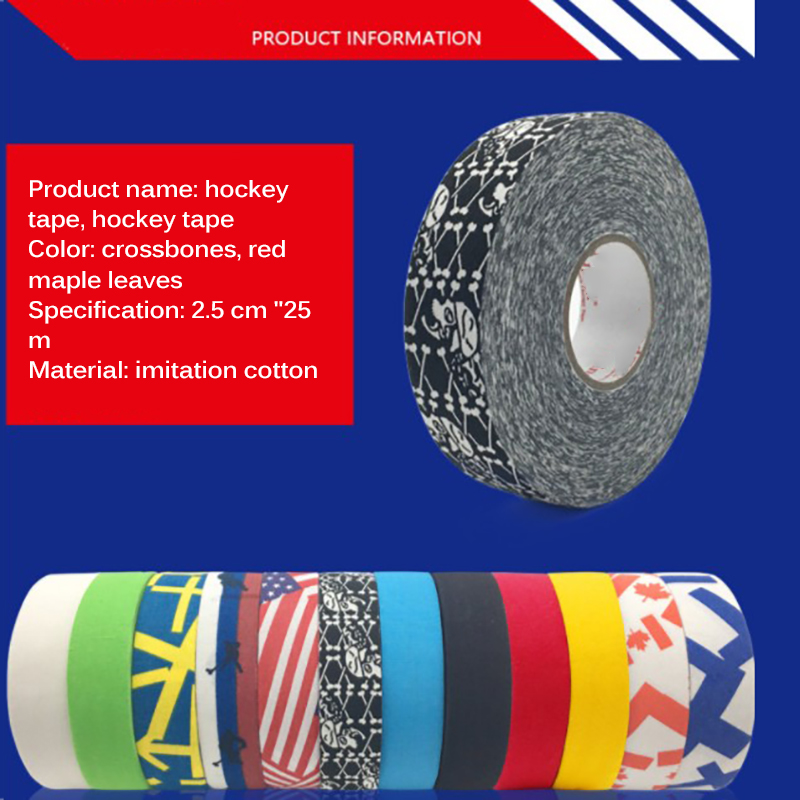 1PC 2.5cm X 25m Eis Eishockey Stock Klebstoff handhaben Griff Band Sport Sicherheit Pads Eishockey Stock Bänder Ellbogen Golf Band