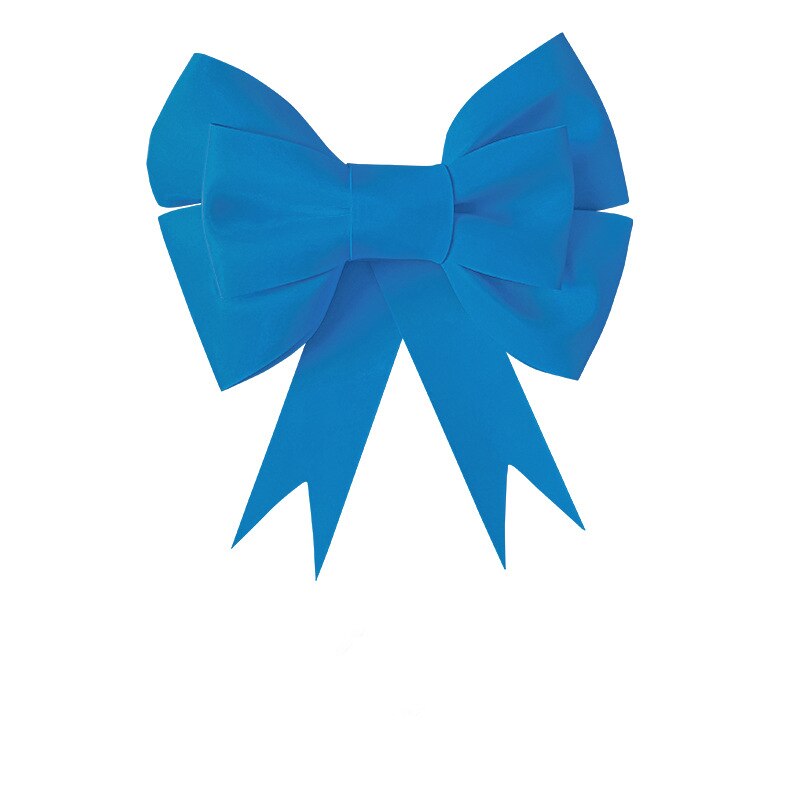50cm Große Größe verrotten Bogen Dekoration Hochzeit Geburtstag Party Handgemachte DIY Dekoration Heimat Dekoration Bogen Schießen Requisiten Dekoration: Blau