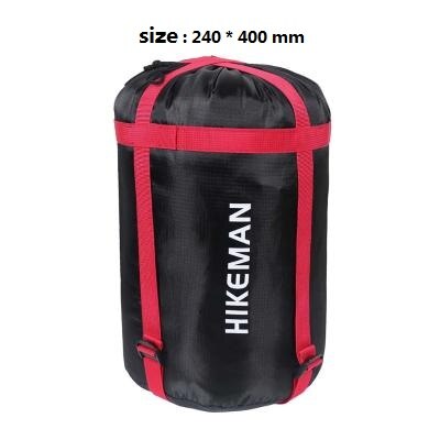 Compressie Stuff Sack Slaapzak Opslag Pakket Voor Multifunctionele Outdoor Reizen Wandelen Drifting Opslag: Black