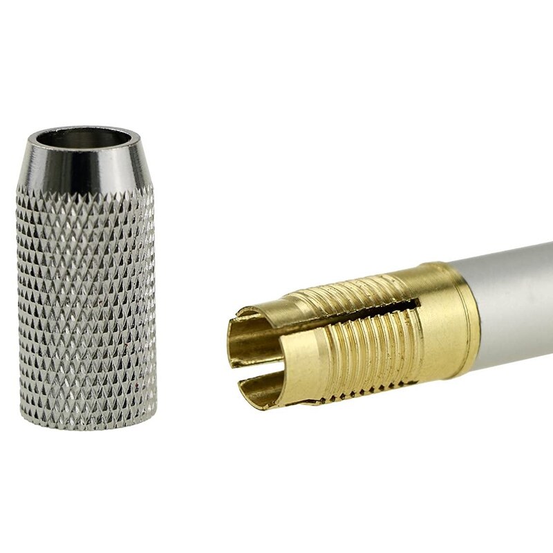 Barra de Color de Metal, extensor de lápiz de un solo extremo, pluma, receptáculo, caja de lápices, 6 uds.