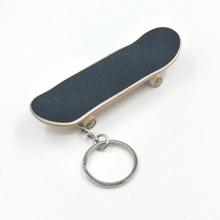 9.8Cm Esdoorn Vinger Skateboard Vingertop Mini Skateboard Vinger Skateboard Sleutelhanger Zonder Lager