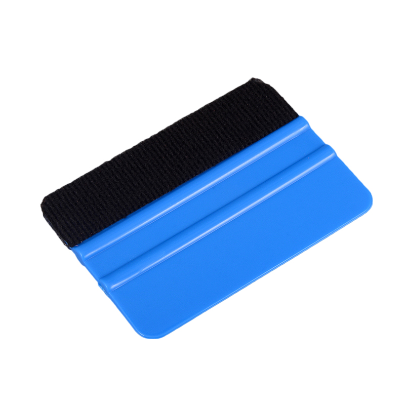 TOFAR Auto Ting Kit Vinyl Wrap Gereedschap Glasfolie Zuigmond Schraper Stickers Gesneden Mes Voertuig Styling Accessoires Vinyl Spatel: YELLOW