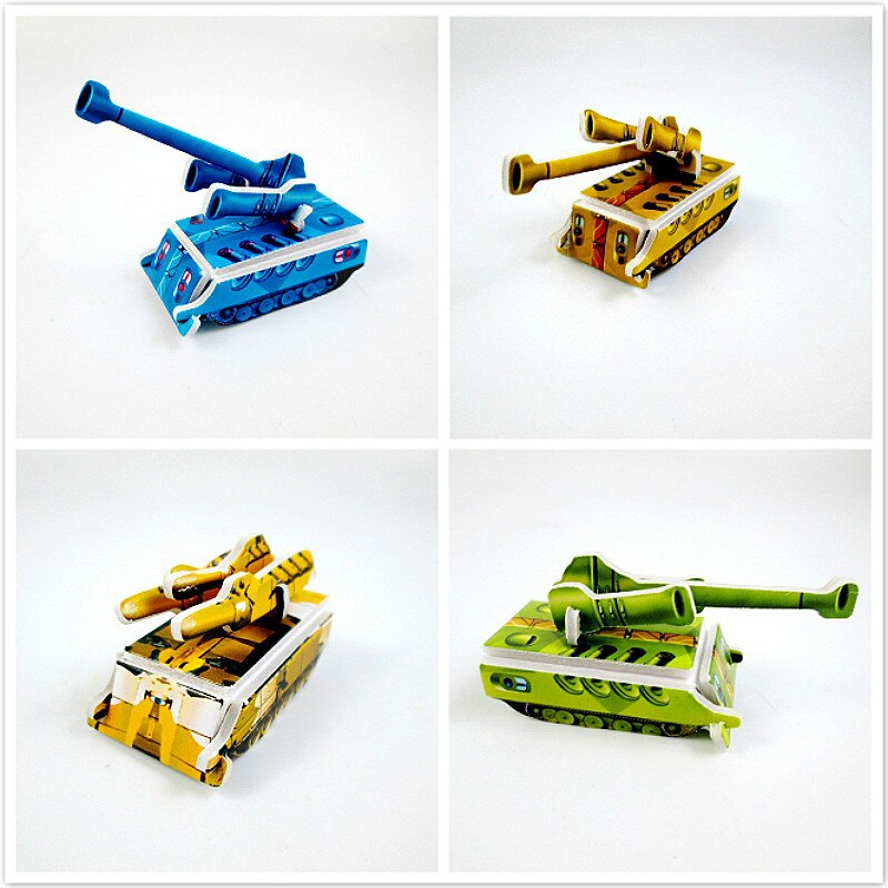 Diy 3d zoogdieren puzzel papier dimensionaal model gemonteerd hersenkraker leerzame educatieve spellen speelgoed voor kinderen legpuzzel speelgoed