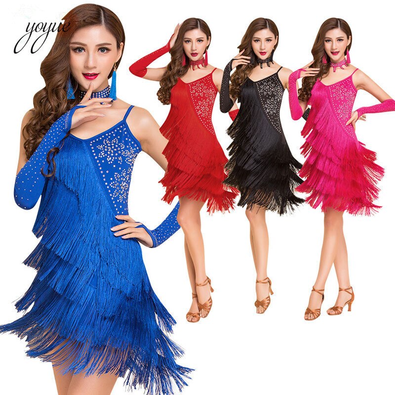 YOYUE 1 Yard 30CM Lange Kant Fringe Trim Tassel Fringe Trimmen Voor Diy Latin Jurk Stage Kleding Accessoires Kant lint