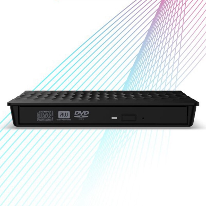Extern cd dvd-enhet usb 3.0 cd dvd-brännare ultratunn cd dvd-spelare för bärbar dator mac stationär mac os windows 10/ 8/7