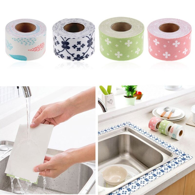 PVC Sealing Strip Bathroom Toilet Kitchen Wall Sink Tile Reapir Waterproof Mildew Tape GR5