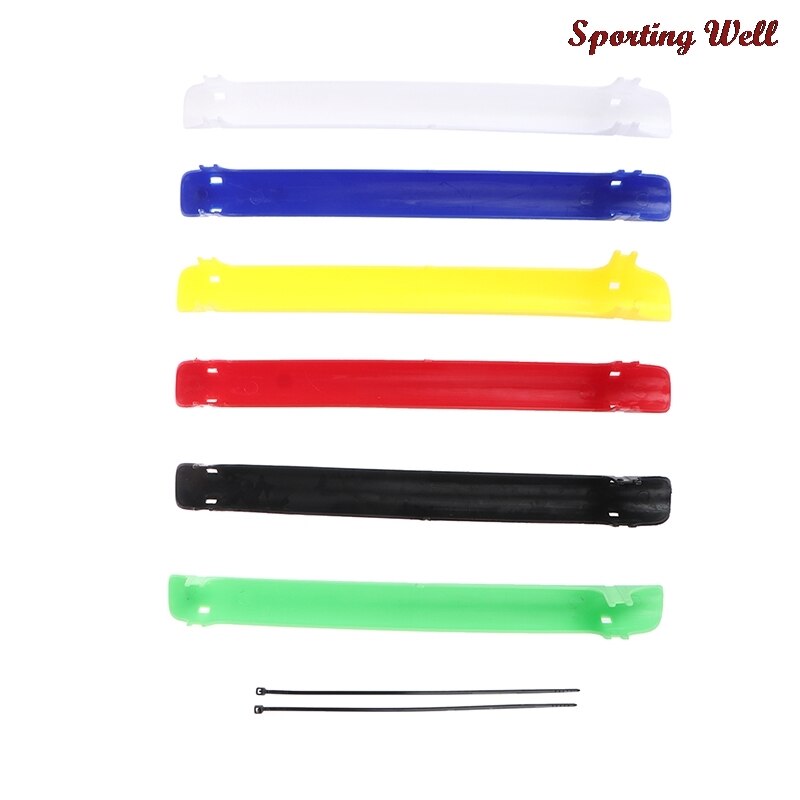 Protector de cadena para bicicleta, Protector de cadena de plástico colorido para ciclismo, Protector de marco de cuidado, piezas de ciclismo, 1 ud.