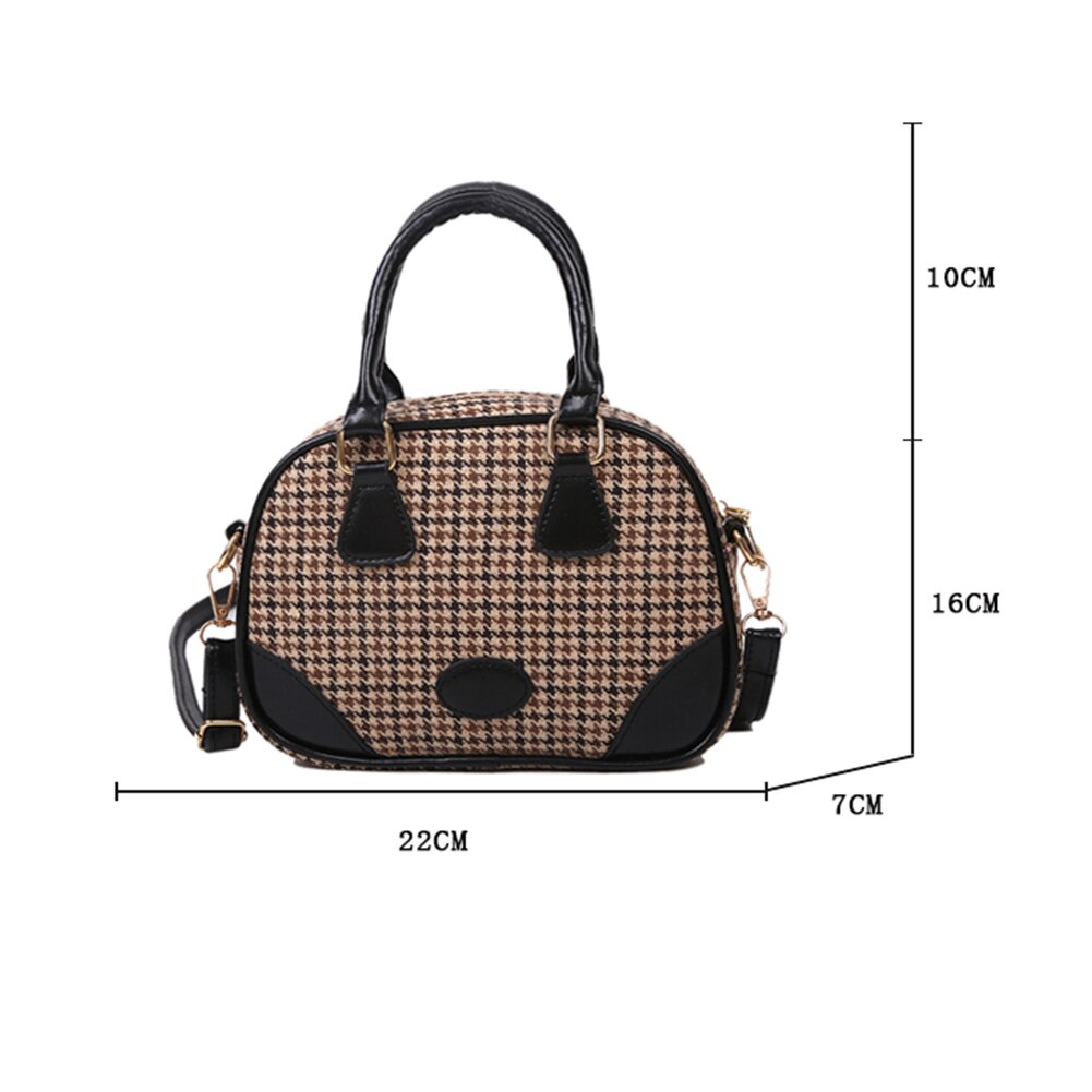 Plaid drucken Schulter Taschen Frauen Kupplung Jahrgang Weibliche PU Tuch Damen Umhängetaschen bolsos de hombro de las mujeres