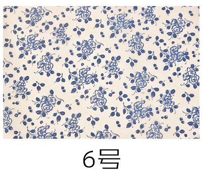12PCS/set transfer paper Ceramic underglaze Colorful flower paper Blue and White Sticker 54x37cm High Temperature Ceramic decals: 5PCS 6