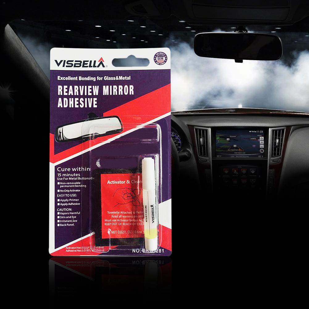 Car Rearview Mirror Adhesive Strength Permanent Rearview Mirror Adhesive Glue