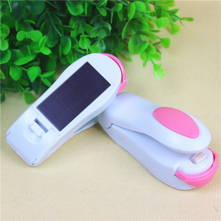 Portable Mini Heat Sealing Machine Plastic Bag Smart Sealer Machine Vacuum Food Bag Sealer Clip Clamps For Bags Kitchen Gadget