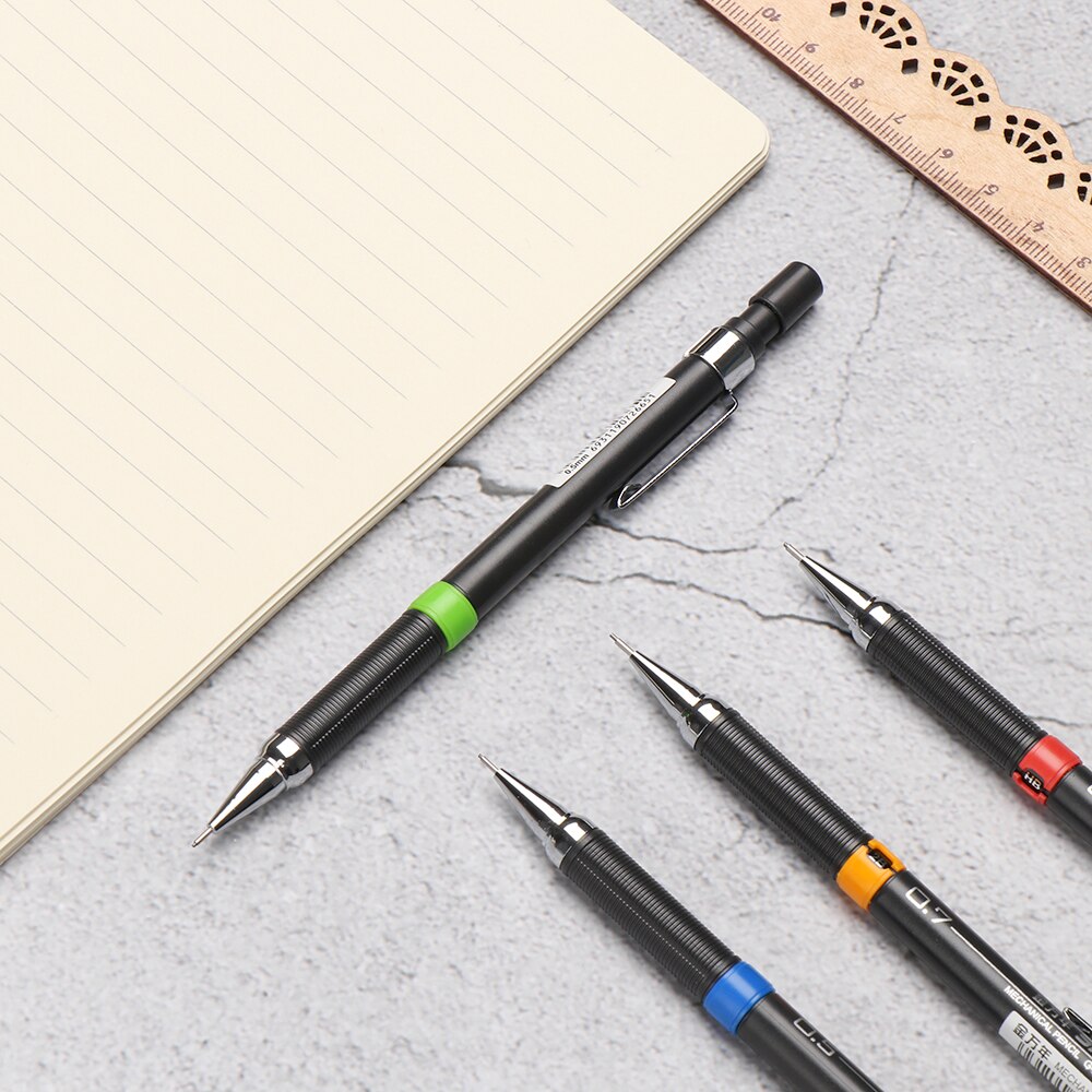 0.5/0.7mm Automatic Mechanical Pencil Drawing Writing Painting Tools Stationery Graphite Leads Pencils Sketch Office Supply