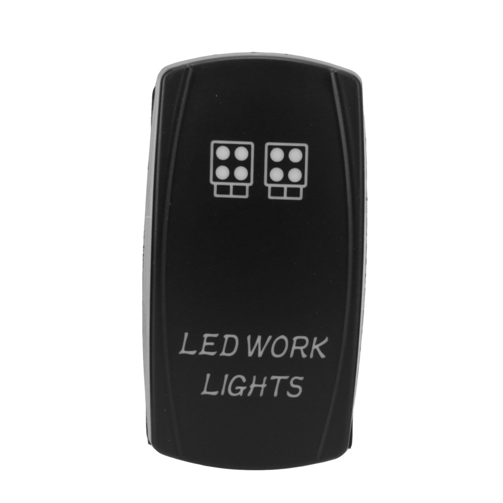 SPST Carling Switch Car Boat Truck Rocker Switch 12V 24V 1pc 5 Pin Marine Switch Waterpoof ON-OFF Blue LED: Orange