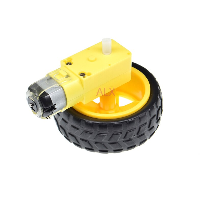 1setzt TT Motor- 130 MIT sterben Rad Clever Auto Roboter Getriebe Motor- FÜR ARDUINO DC3V-6C DC verlangsamen GETRIEBE Motor- 1 stücke + 1 stücke 65MM Rad