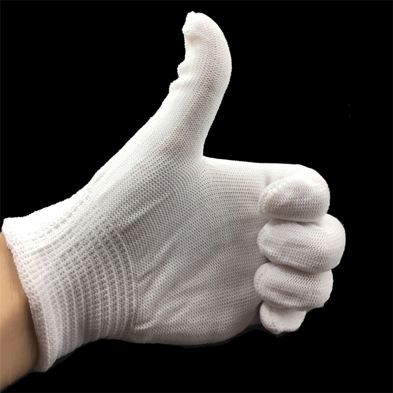 Guantes finos de algodón para trabajos de jardinería, guantes de uso doméstico para trabajos de carpintería, jardinería, 30 pares
