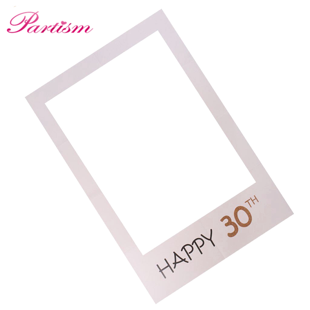 1 Pc 30/40/50 Jaar Fotolijst Happy Birthday Foto Props Diy Bruiloft/Verjaardag Decoratie Partij levert