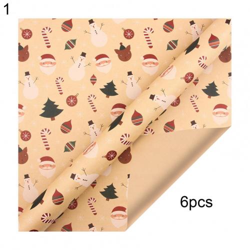 Papel tisú Rectangular para envolver , 6 uds., colorido, Flexible, para: 1