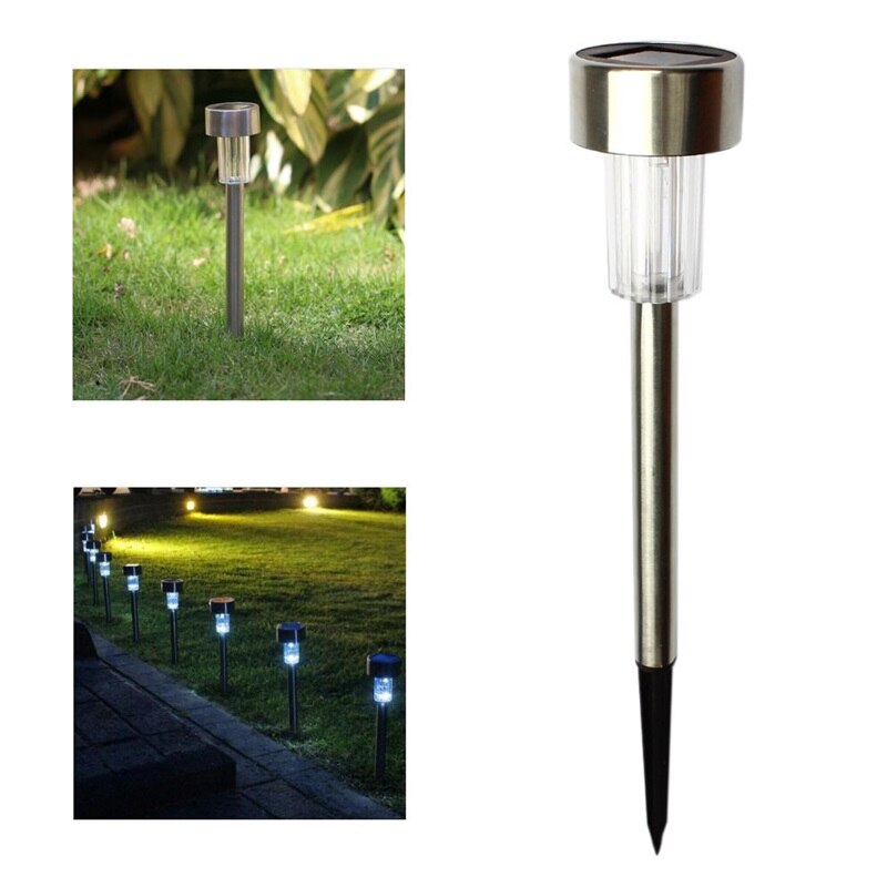 12 Pieces Solar Garden LED Light Decoration Lantern Outdoor Solar Powered Waterproof Lawn Lamps Pathway Landscape Decor