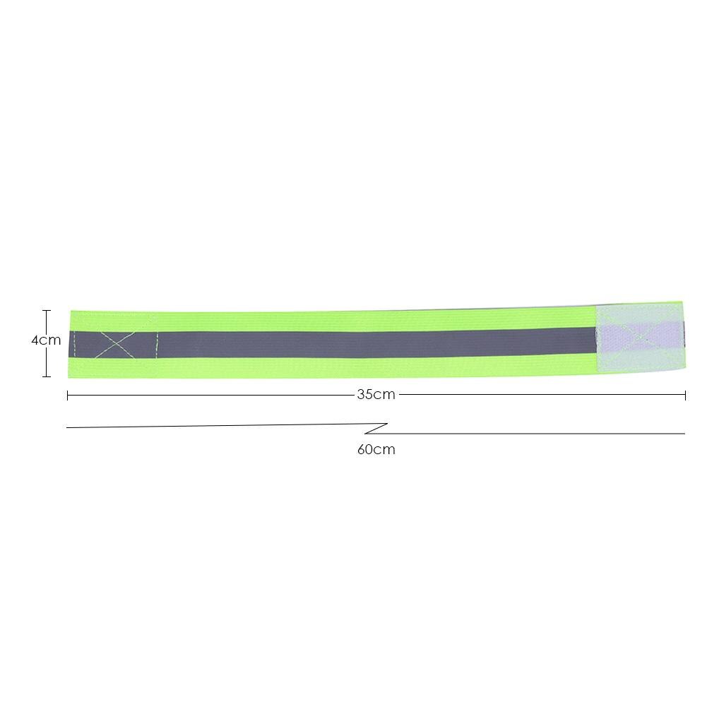 Reflective Armband Belt for Night Safe Running Night Armband Reflective Safety Belt Outdoor Sports Arm Strap Luminous Arm Band