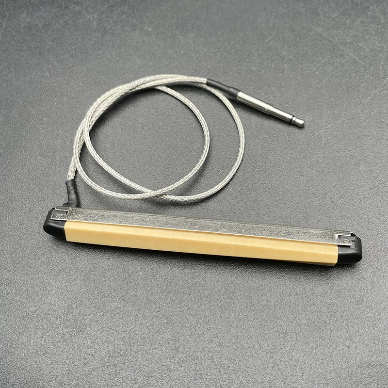 Transductor bajo puente, pastilla piezoeléctrica de cerámica, instrumentos de cuerda para guitarras acústicas de 4/6 cuerdas, bajo, 1 ud.: YELLOW