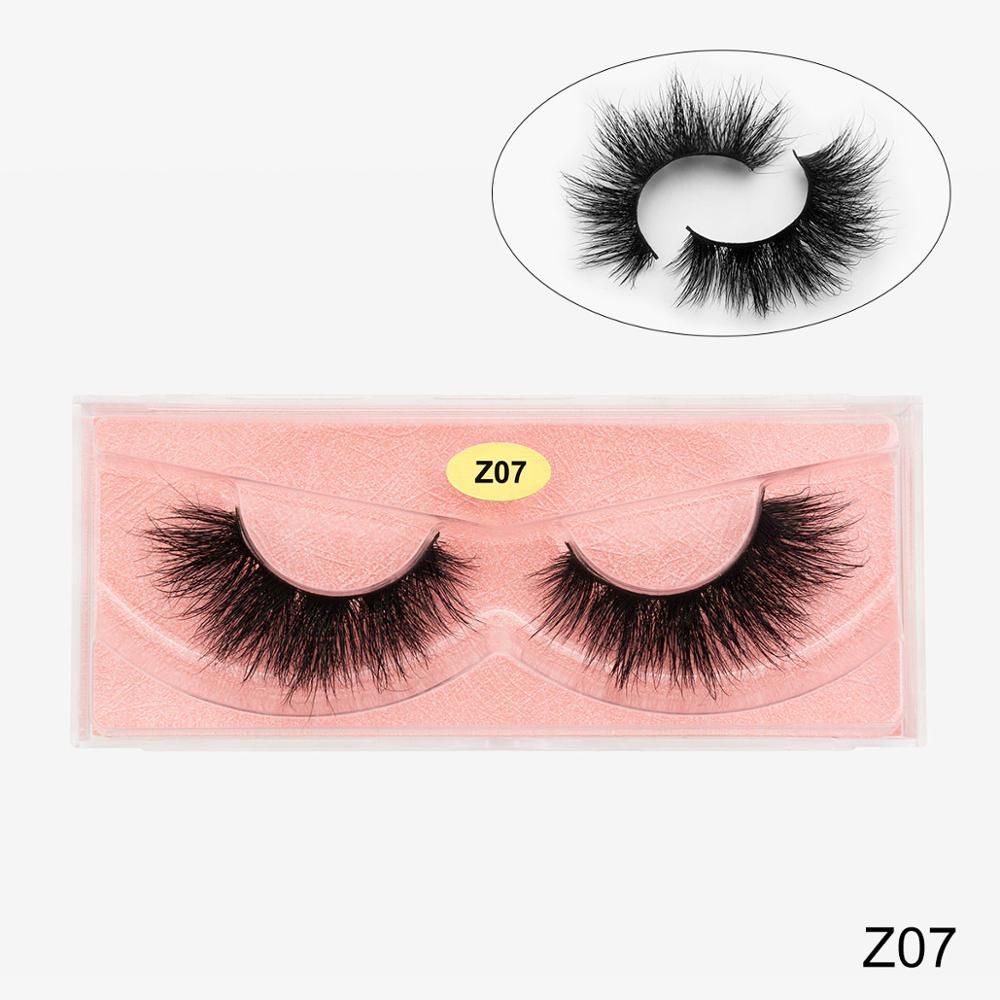 Mink lashes 3d mink eyelashes Natural long real mink Cruelty free 100% Handmade Natural eye lashes Mink eyelashes: Z07