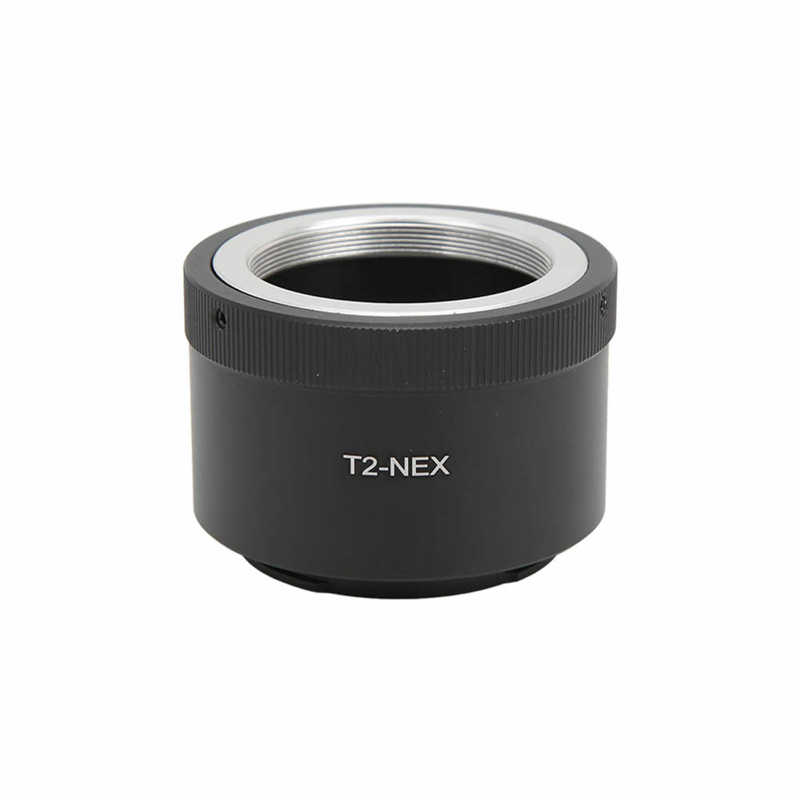 T2 -nex-objektivadapterring für tele- und spiegelobjektive aus robuster, verschleißeitern aluminiumlegierung für sony e-montieren-kameras