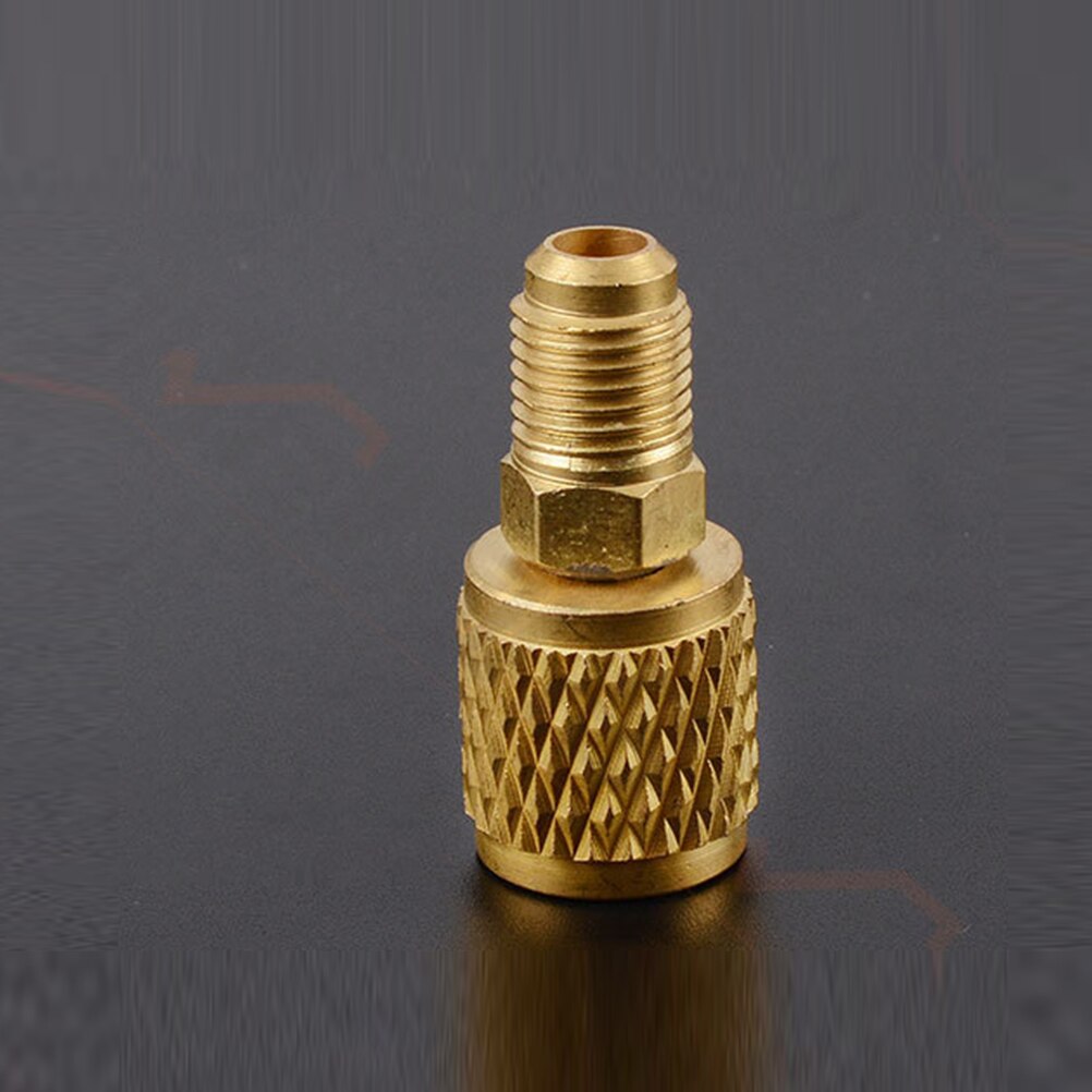 4Pcs R22 R410A Air Conditioner Refrigeration Converting Adapter Hose Set Kits Joint Quick Remover Installer Quick Connector A35