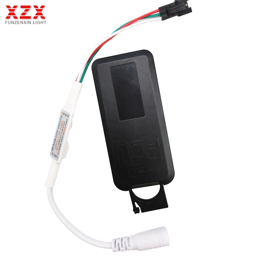 Led strip lys  ws2812b ws2811 sk6812 rgb led controller 14 nøgler rf trådløs fjernbetjening  dc5-24v