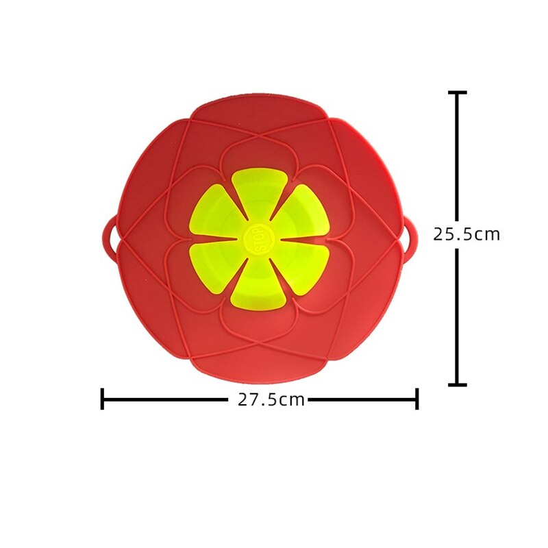 26CM Silikon Anti Überlauf Abdeckung Topf Deckel Hohe Temperatur Küche Spielereien Für Kochen Topf Abdeckung verschütten nachweisen Zubehör Werkzeuge