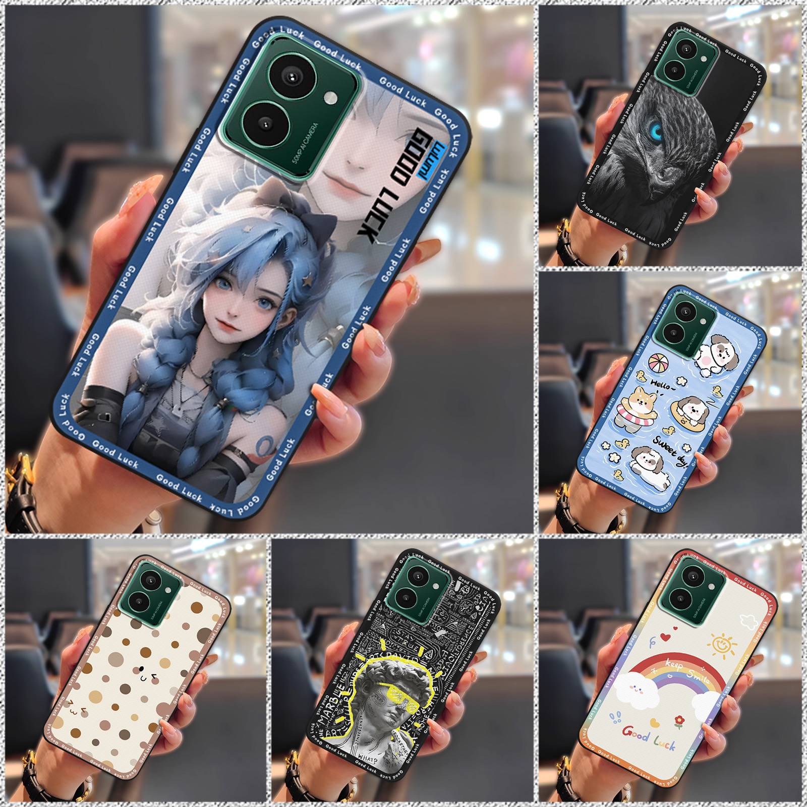 Stötsäkert telefonskal för nokia hmd pulse/pulseplus/pulse pro bakstycke dammtåligt smutsavvisande tpu