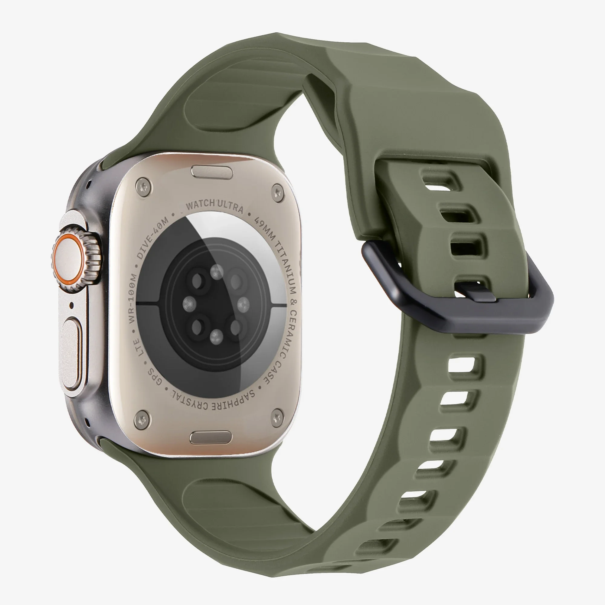 Sports Strap For Apple Watch Ultra2 49mm 10 42mm 46mm 9 8 7 45mm 41mm Silicone Bracelet band iWatch 6 5 4 SE 44mm 40mm 38mm Belt