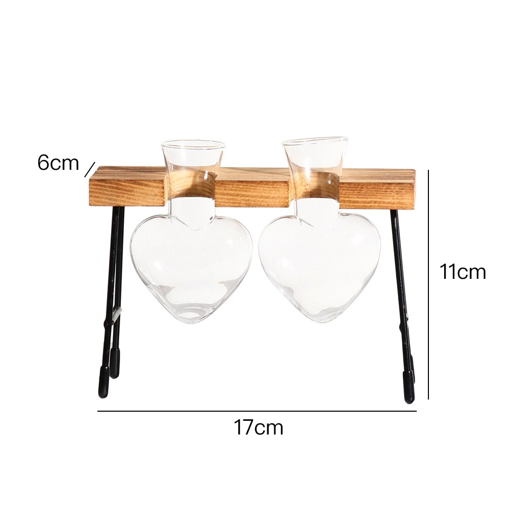 Rahmen Glas Vase Terrarium Hydrokultur Liefert Ornamente Dekoration Tabletop Pflanzen Hause Bonsai Zubehör Terrarium Vasen: H