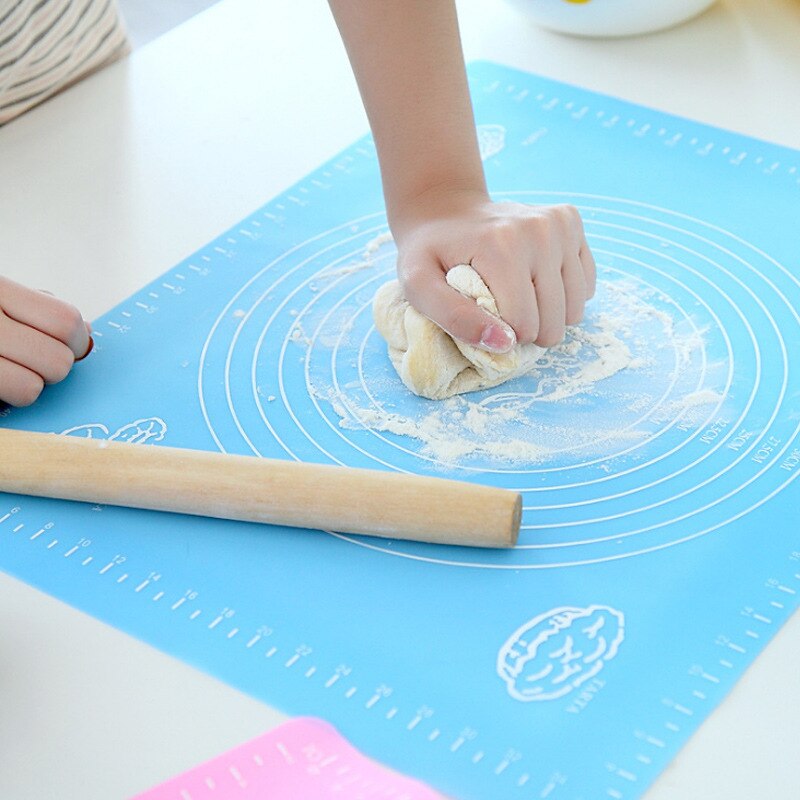 Feuille pour pâte à Pizza, pâtisserie, pâtisserie, ustensiles de cuisine, tapis de cuisson antiadhésif en Silicone