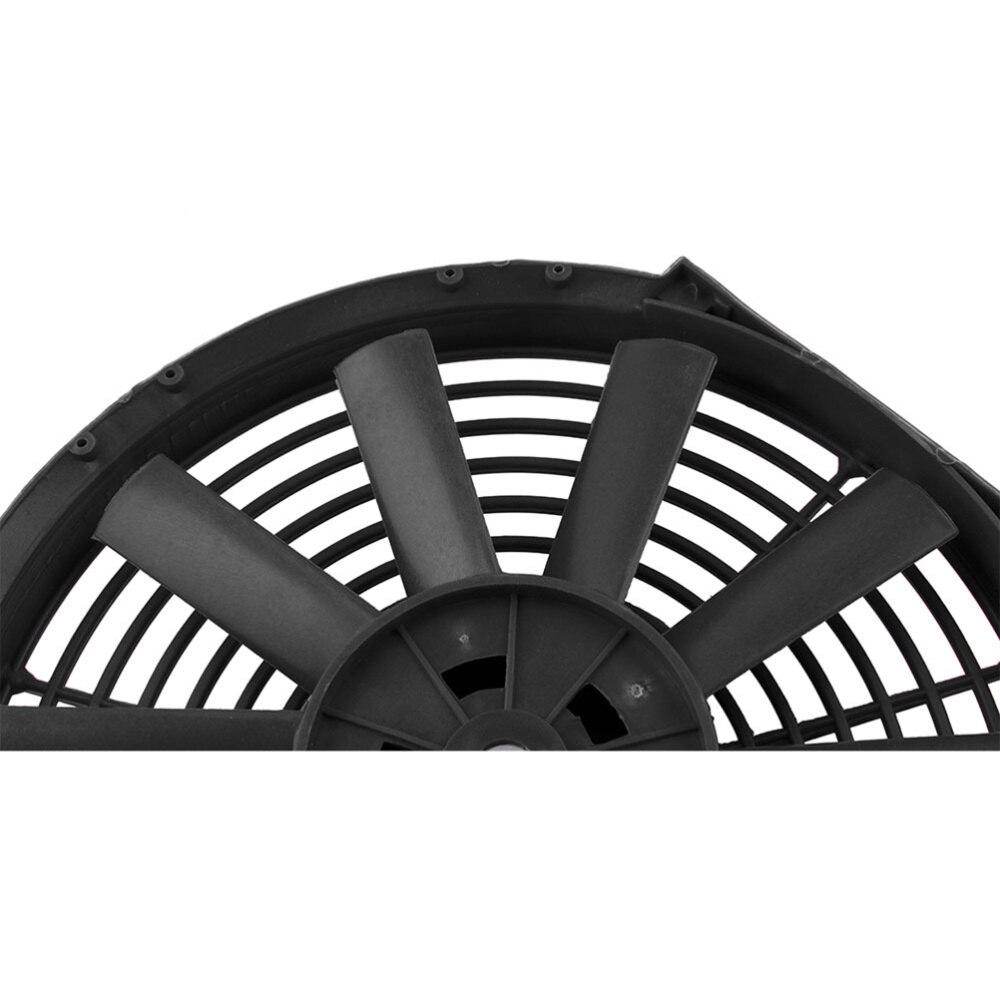 High Performance Black Electric Radiator Cooling Fan Engine Refitted Cooling Exhaust Fan (Black)