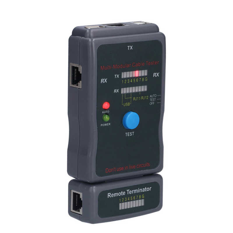 Netzwerk Kabel Tester RJ45 RJ11 USB BNC Koaxialkabel Draht Linie Finder Diagnose Werkzeug DC 9V Netzwerk Linie Tracer