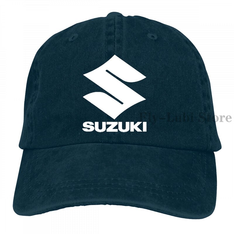 Suzuki Baseball cap men women Trucker Hats adjustable cap: 2-Navy