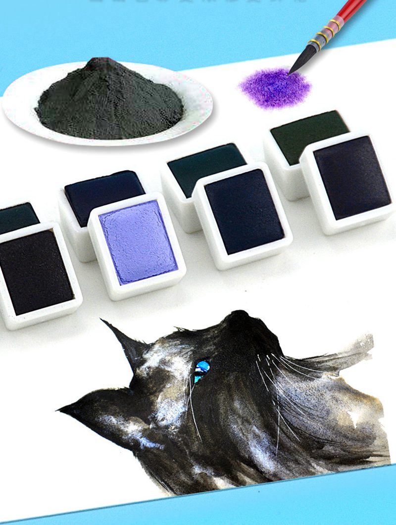 Super Vision Gelaagde Aquarel Pigment, Water Kleur Verf, Half Koekenpan Voor Tekening Verf, aquarel Aquarellen Art Leveranciers