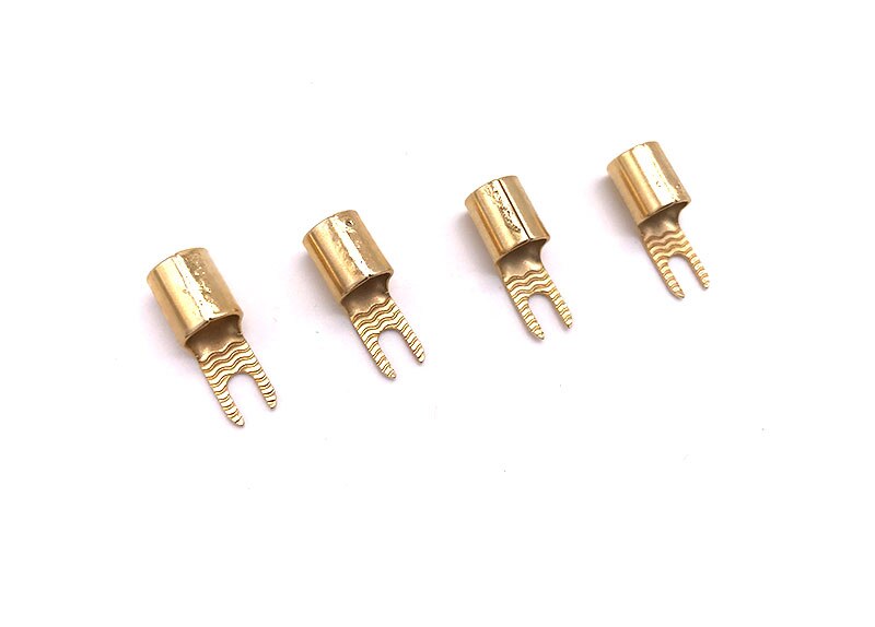 2 pair Y Car Wiring Harness Connector Terminal Copper Tubular Terminals