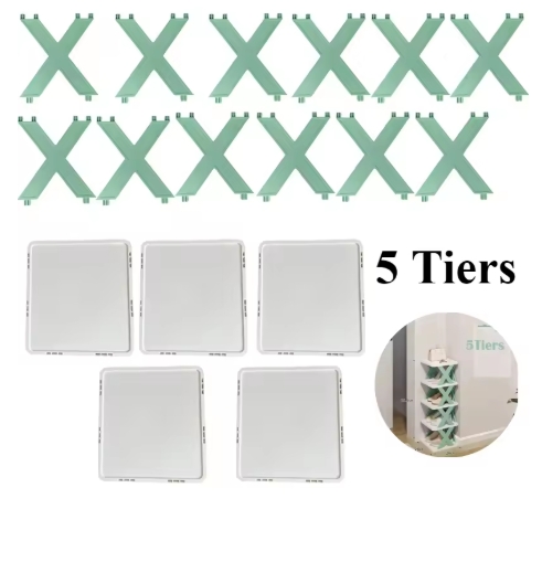 Schoenenrekken Opbergorganisator Afneembare schoenenrekken Bespaart familiehuishoudrek Meerlaags eenvoudige schoenenplank Kleurkast: Light Grey