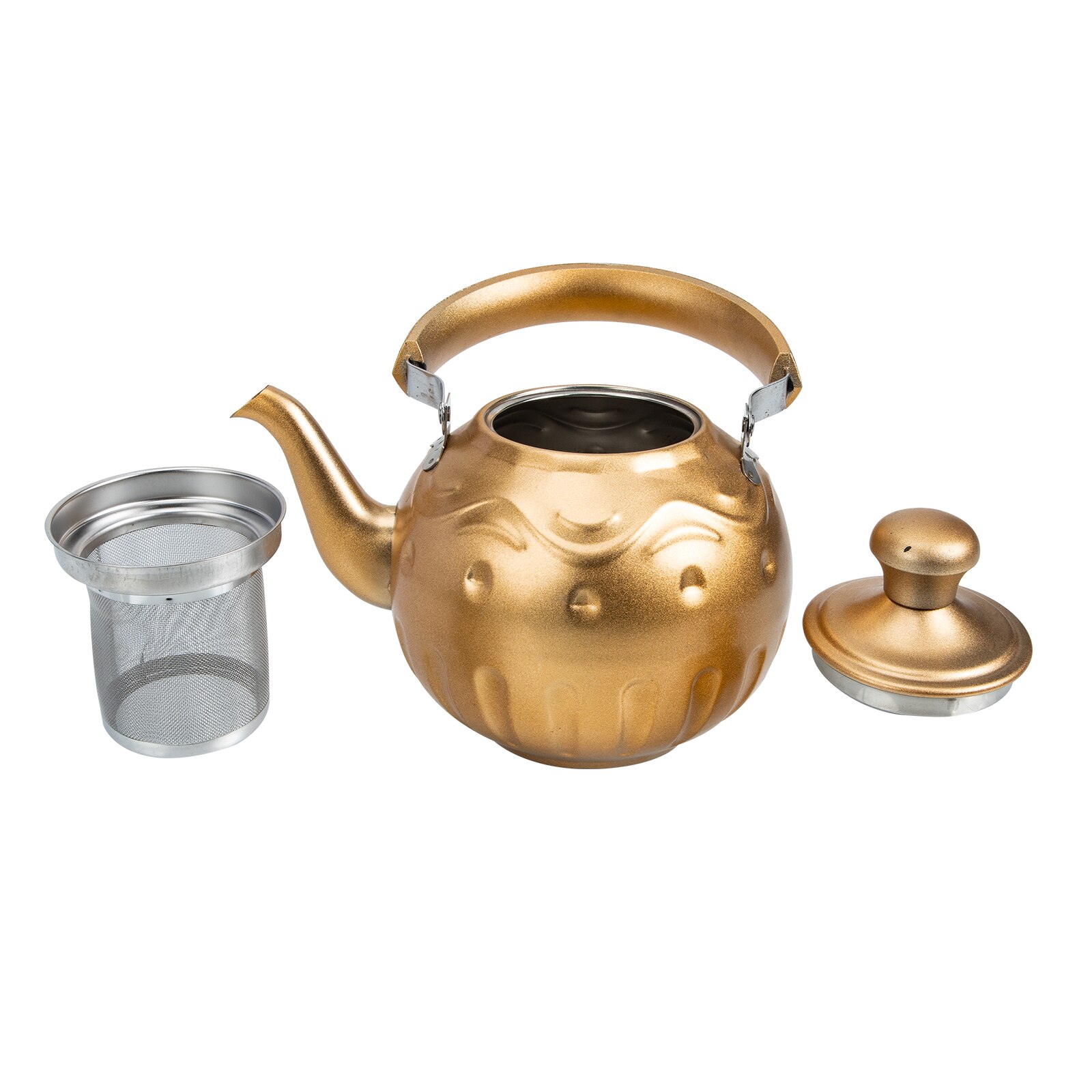 Home Tea Kettle Simple Boiling Teapot Heat Resistant Water Boiling Kettle with Strainer