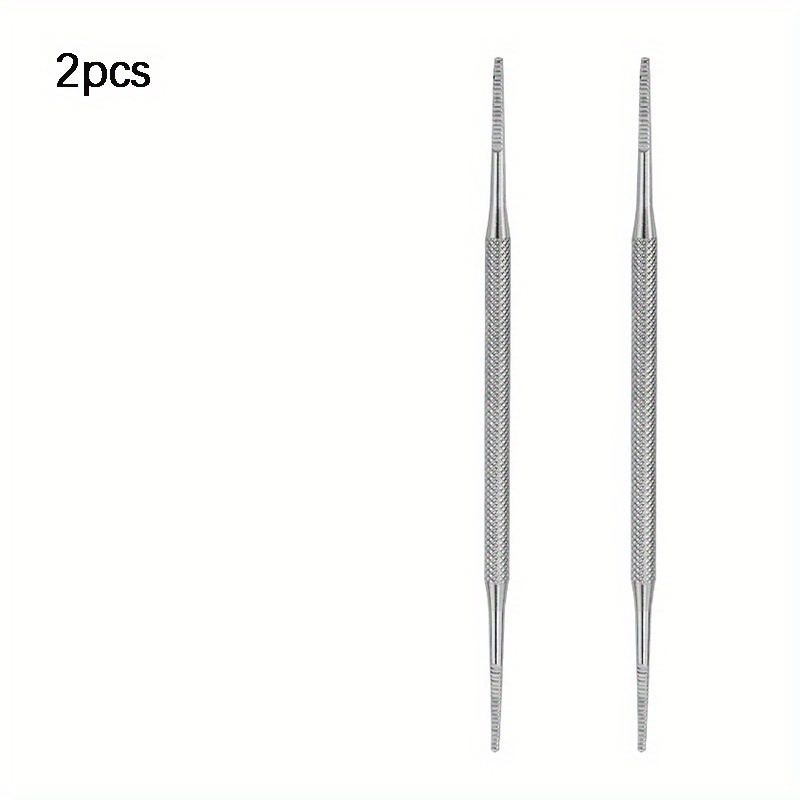 Stainless Steel Nail Lifter and File, Dual-Headed Toenail Cleaner, Pedicure Tools for Toenail Fungus/Dirt Removal