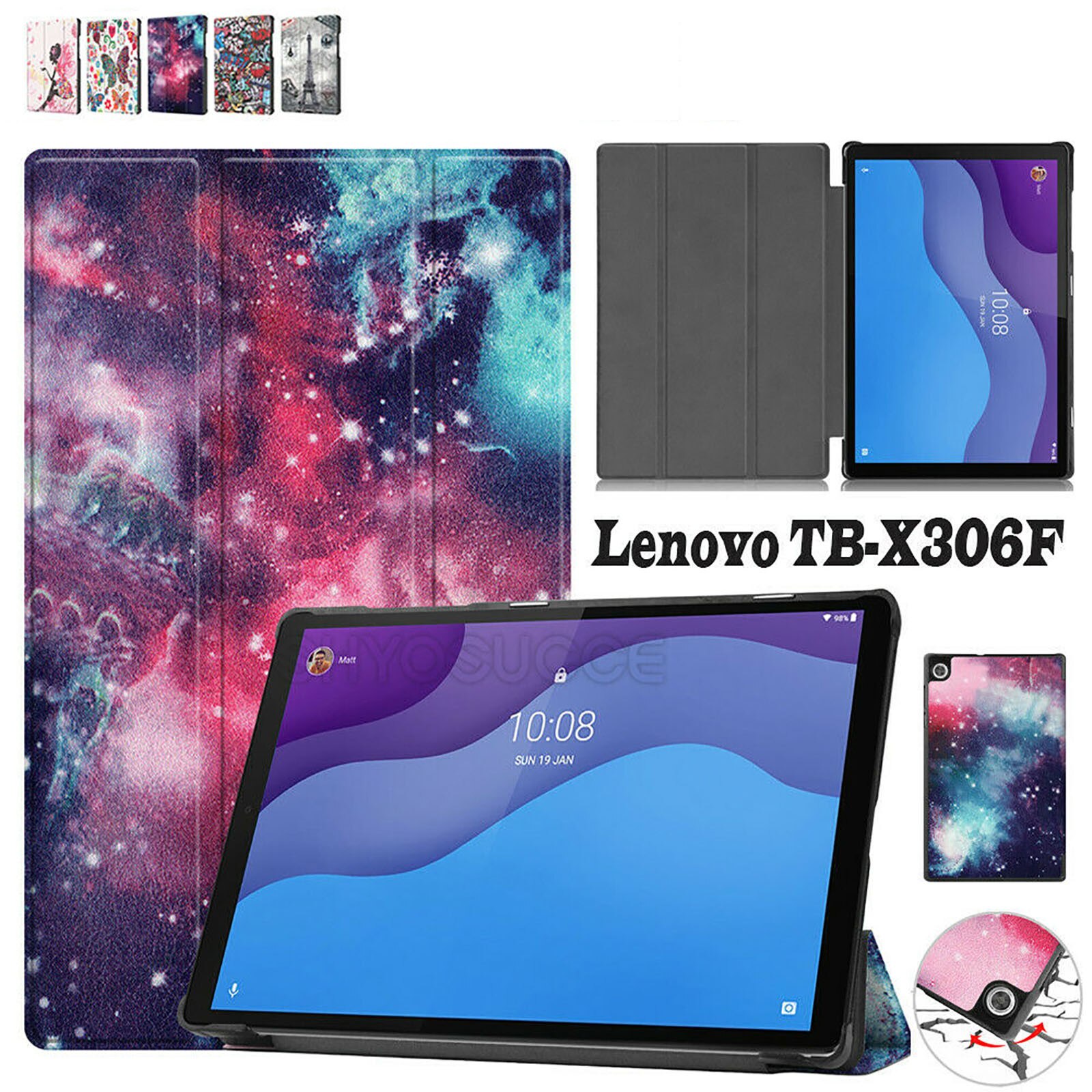 Tablet Pc Ultradunne Beschermhoes Voor Lenovo Tab M10 Hd TB-X306F 10.1 Inch Anti Beschermende mouw