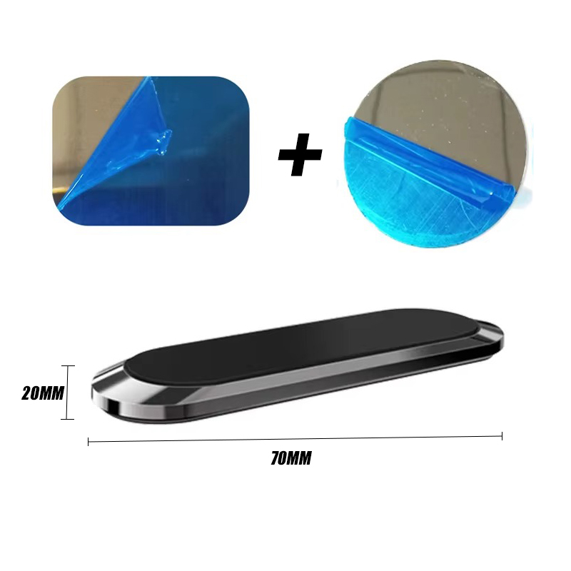 Universal Magnetic Car Phone Holder Stand Strong Car Mount For Cell Phones Car Accessories Interior With Metal Pads