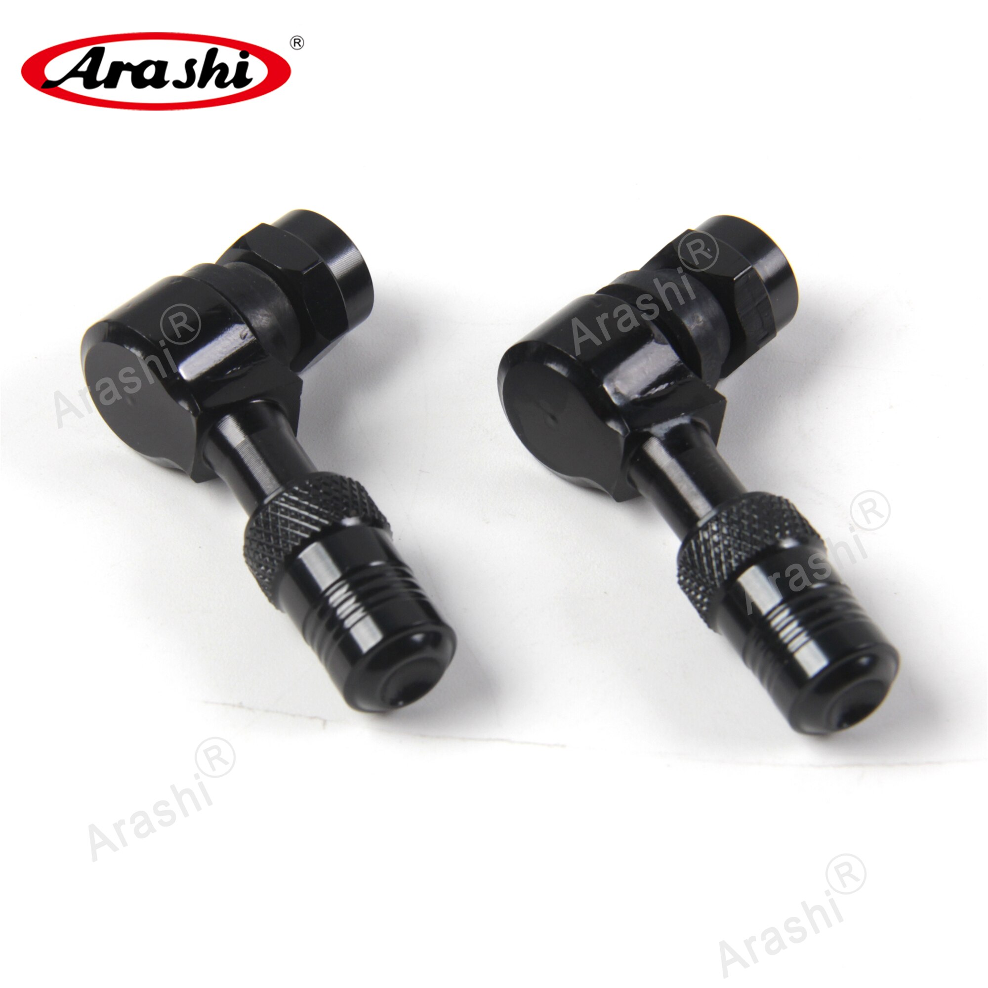 2PCS CNC Aluminum Wheel Valve Tyres Rim Wheel Replacement Accessories Motor Bike Rim Valves For BMW R1200GS S1000RR for YAMAHA: 2 Piece Black