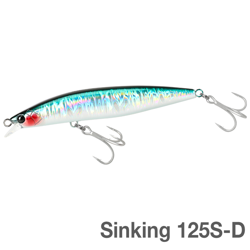 TSURINOYA High Strength Ultra-long Casting Sinking Minnow Stinger 125S 125mm 28g Saltwater Fishing Lure Artificial Hard Baits: Orange