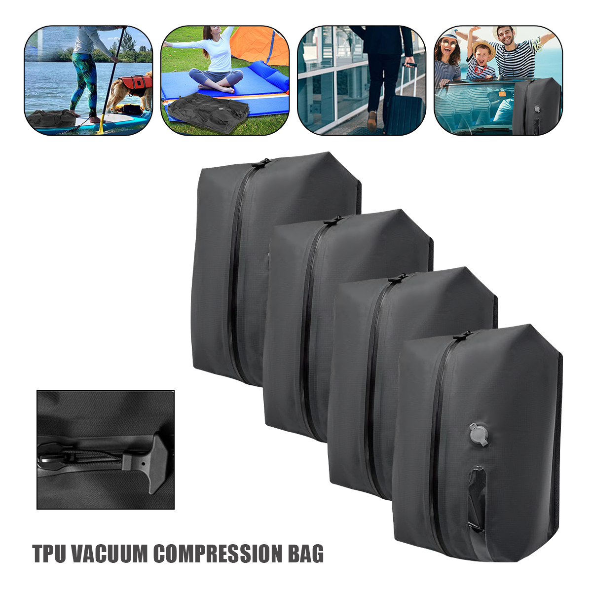 Vacuum compression bags, travel luggage, vacuum storage bags, clothing luggage, waterproof airbags, storage bags