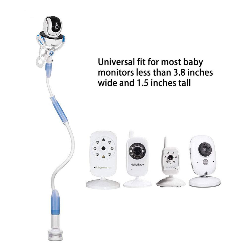 Baby monitor stativ universal kameraholder fleksibel video monitor stativ til baby pleje vugge krybbe video monitor